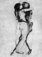 Копия картины "девушка и смерть" художника "мунк эдвард"