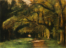 Копия картины "park in colpach" художника "мункачи михай"