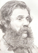 Репродукция картины "portrait of william moore" художника "мур альберт джозеф"