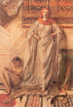 Репродукция картины "dancing girl resting" художника "мур альберт джозеф"