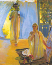 Репродукция картины "the annunciation" художника "мурашко александр александрович"