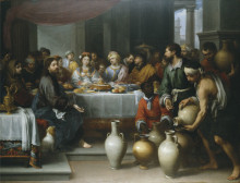 Картина "the marriage feast at cana" художника "мурильо бартоломе эстебан"