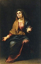 Картина "mother of sorrows" художника "мурильо бартоломе эстебан"