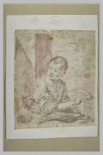 Репродукция картины "portrait of a child" художника "мурильо бартоломе эстебан"