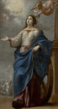 Картина "saint catherine of alexandria" художника "мурильо бартоломе эстебан"