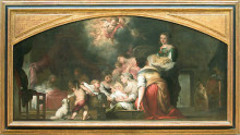 Копия картины "birth of the virgin" художника "мурильо бартоломе эстебан"