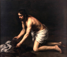Репродукция картины "christ after the flagellation" художника "мурильо бартоломе эстебан"