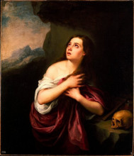 Копия картины "penitent magdalene" художника "мурильо бартоломе эстебан"