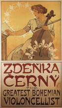 Копия картины "zdenka cerny" художника "муха альфонс"
