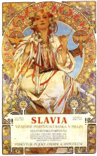 Копия картины "slavia" художника "муха альфонс"