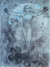 Репродукция картины "standing figure" художника "муха альфонс"