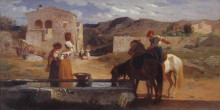 Картина "italian landscape" художника "мэйсон джордж хэмминг"