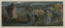 Картина "study for ‘the harvest moon’" художника "мэйсон джордж хэмминг"