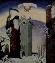 Копия картины "allegory of 1916 (chronos)" художника "нарбут георгий"