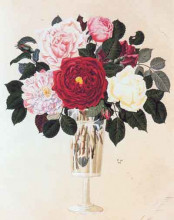 Репродукция картины "roses" художника "нарбут георгий"