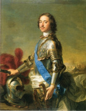 Репродукция картины "portrait of tsar peter i" художника "натье жан-марк"
