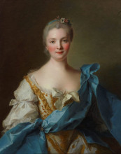 Картина "madame de la porte" художника "натье жан-марк"