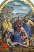 Репродукция картины "lamentation with saints" художника "нелли плавтилла"