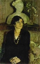 Копия картины "portrait of elizaveta tal" художника "нестеров михаил"