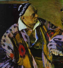 Копия картины "portrait of alexey shchusev" художника "нестеров михаил"