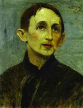 Копия картины "portrait of apollinary vasnetsov" художника "нестеров михаил"