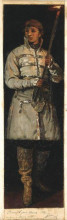 Репродукция картины "юноша со свечой" художника "нестеров михаил"