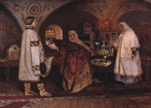 Копия картины "tsar alexei mikhailovich" художника "нестеров михаил"