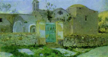 Картина "capri. entrance to monastery." художника "нестеров михаил"