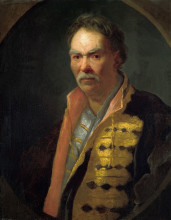 Картина "a malorossian hetman (probably pavlo polubotok)" художника "никитин иван"