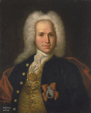 Копия картины "portrait of andrei nartov" художника "никитин иван"