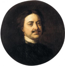 Репродукция картины "portrait of peter the great" художника "никитин иван"