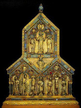 Репродукция картины "shrine of the three holy kings, back side" художника "николаc верденский"