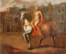 Репродукция картины "lady godiva" художника "ноорт адам ван"