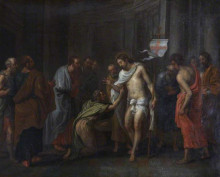 Картина "the incredulity of saint thomas" художника "ноорт адам ван"