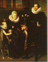 Копия картины "portrait of a family in an interior" художника "ноорт адам ван"