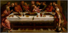 Копия картины "the last supper" художника "ноорт адам ван"