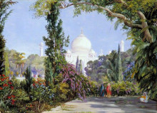 Копия картины "the taj mahal at agra, north-west india" художника "норт марианна"