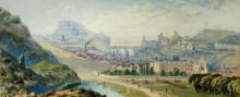 Картина "edinburgh from st anthony&#39;s chapel" художника "о&#39;коннор джон"