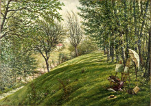 Копия картины "french landscape i" художника "олльер франциско"