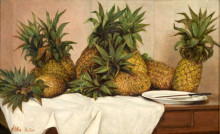 Репродукция картины "pineapples" художника "олльер франциско"