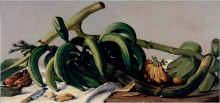 Картина "still life with plantains and bananas 1893" художника "олльер франциско"