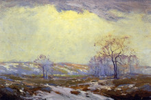 Копия картины "lingering snow" художника "ондердонк роберт джулиан"