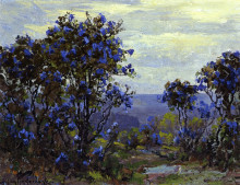 Копия картины "mountain laurel in bloom" художника "ондердонк роберт джулиан"