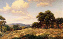 Копия картины "purple hills" художника "ондердонк роберт джулиан"