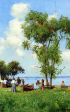 Копия картины "a thousand islands, st. lawrence river" художника "ондердонк роберт джулиан"