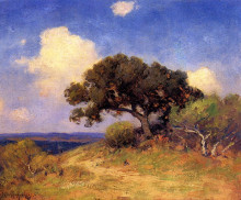Копия картины "old live oak" художника "ондердонк роберт джулиан"