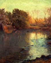 Копия картины "on the san antonio river" художника "ондердонк роберт джулиан"