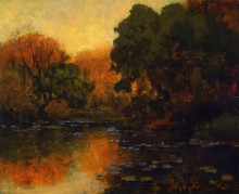 Копия картины "san antonio river" художника "ондердонк роберт джулиан"
