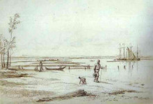 Копия картины "in the suburbs of st. petersburg" художника "орловский александр"