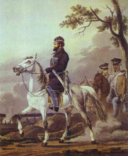 Картина "portrait of denis davydov" художника "орловский александр"
